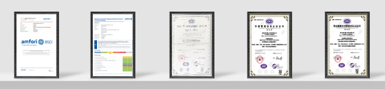 A full Range of Certificates