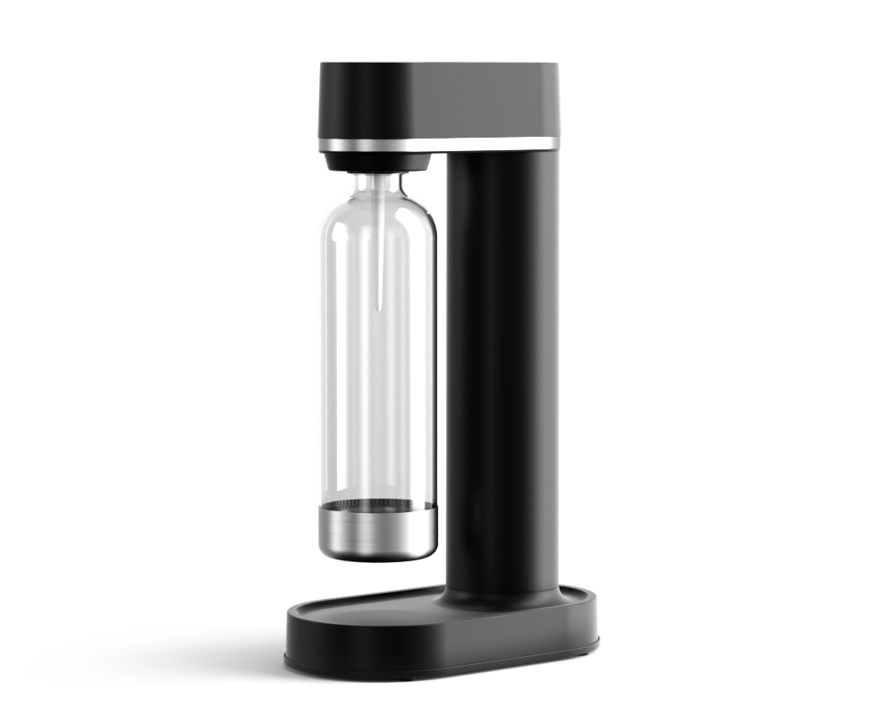 HF185 Home Soda Maker Classic Black Soda Stream Maker Home Eco-friendly Sparkling Water Maker