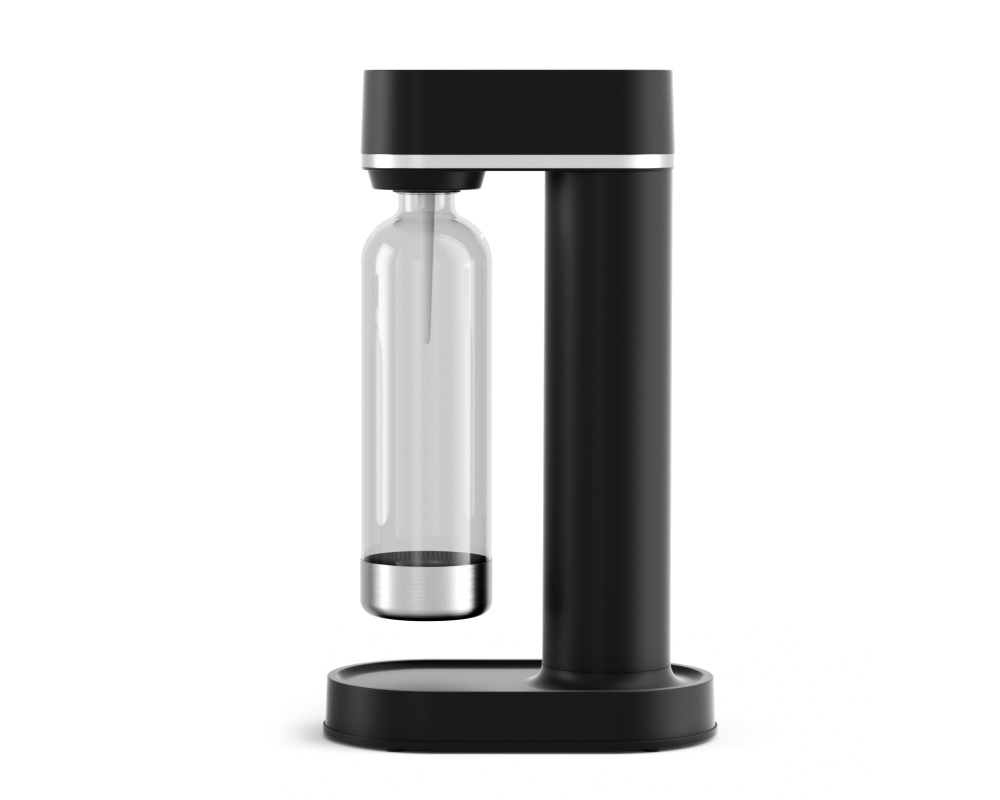 HF185 Home Soda Maker Classic Black Soda Stream Maker Home Eco-friendly Sparkling Water Maker