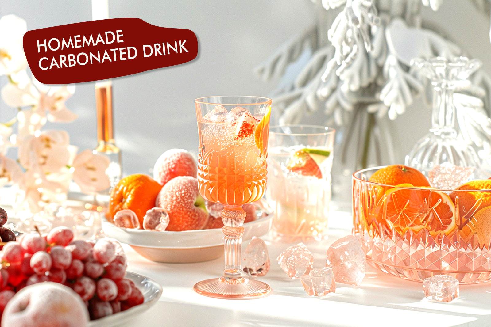 Homemade carbonated drink