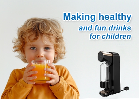 CREATING HEALTHY AND FUN DRINKS FOR CHILDREN WITH A SODA MAKER