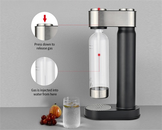 Kitchen Carbonated Soda Maker Stainless Steel Soda Machine For DIY Soda Water