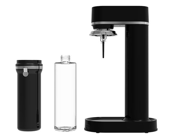 HF185G Glass Soda Maker New Upgrade Soda Water Maker Sustainable Home Soda Maker Portable Glass Soda Bottle