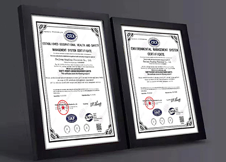 Hongfeng Obtained ISO Managerment System Certification