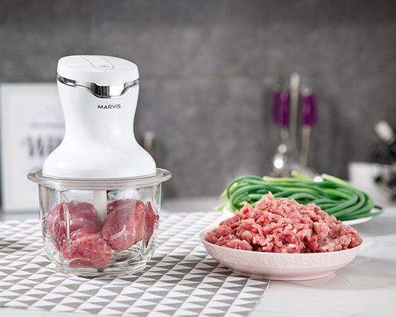 Household Food Chopper High Capacity Electric Meat Mincer Kitchen Food Chopper