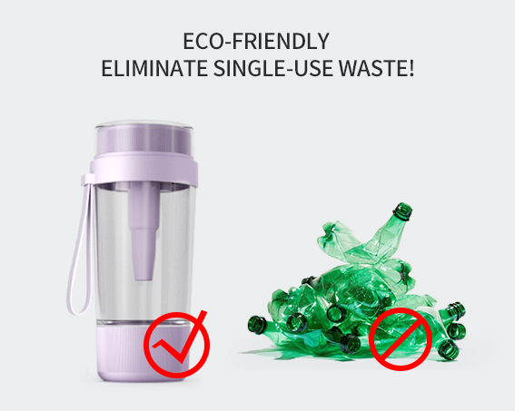 2 In 1 Soda Juicer Portable Soda Maker Sustainable Electric Blender For Outdoor