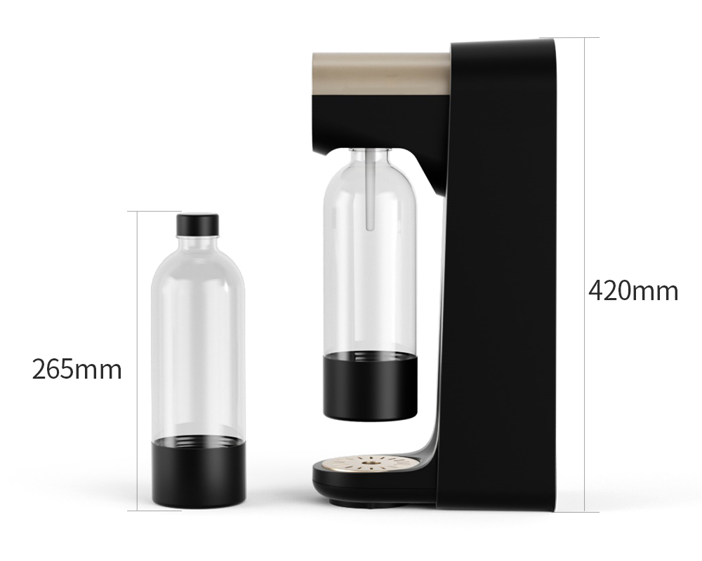 HF198 Electric Soda Maker Home Touch Screen Control Sparkling Water Maker New Design