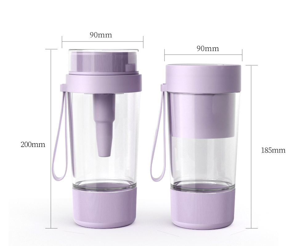 2 In 1 Soda Juicer Portable Soda Maker Sustainable Electric Blender For Outdoor